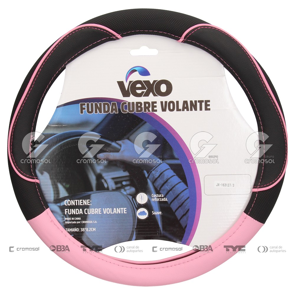 Cubrevolante para Universal Universal Livianos 50/20 (diam.38) cool line negro/rosa