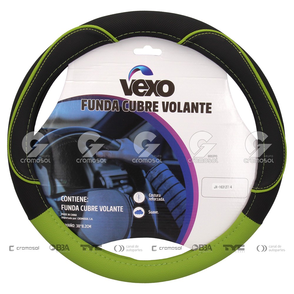 Cubrevolante para Universal Universal Livianos 50/20 (diam.38) cool line negro/verde