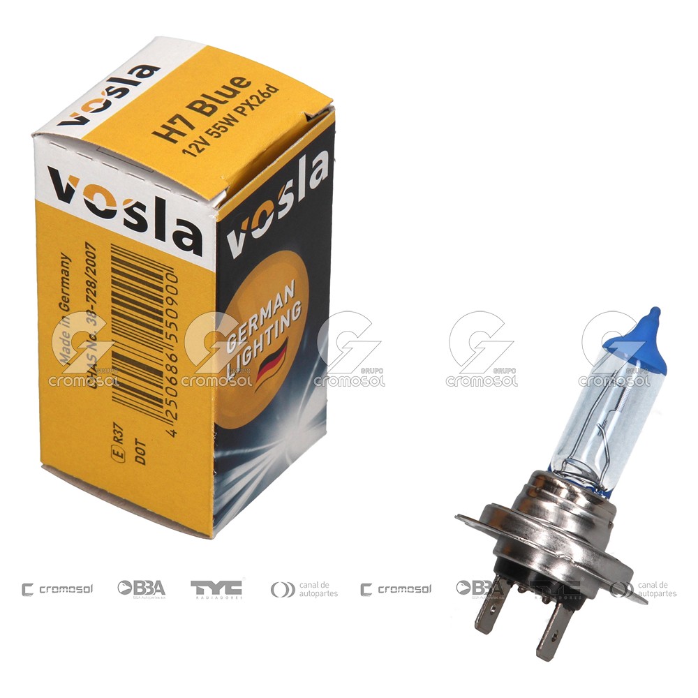 Lampara halogena para Universal Universal Livianos 50/20 H7 (12972) 12v 55w (px26d) - blue