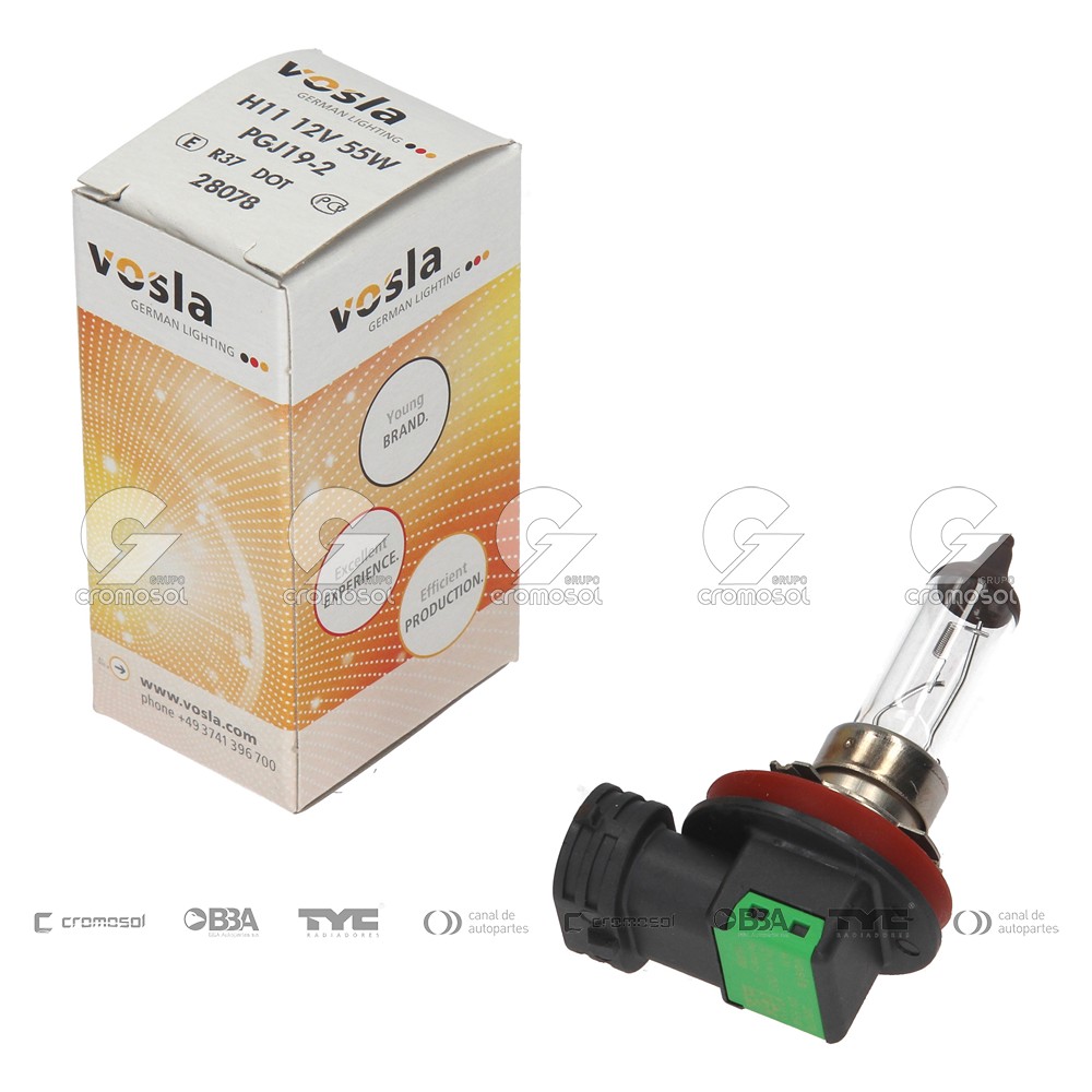 Lampara halogena para Universal Universal Livianos 50/20 Lampara h11 (12362) 12v 55w (pgj19-2)