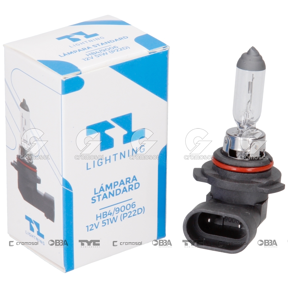 Lampara halogena para Universal Universal Livianos 50/20 Hb4/9006 12v 51w (p22d)