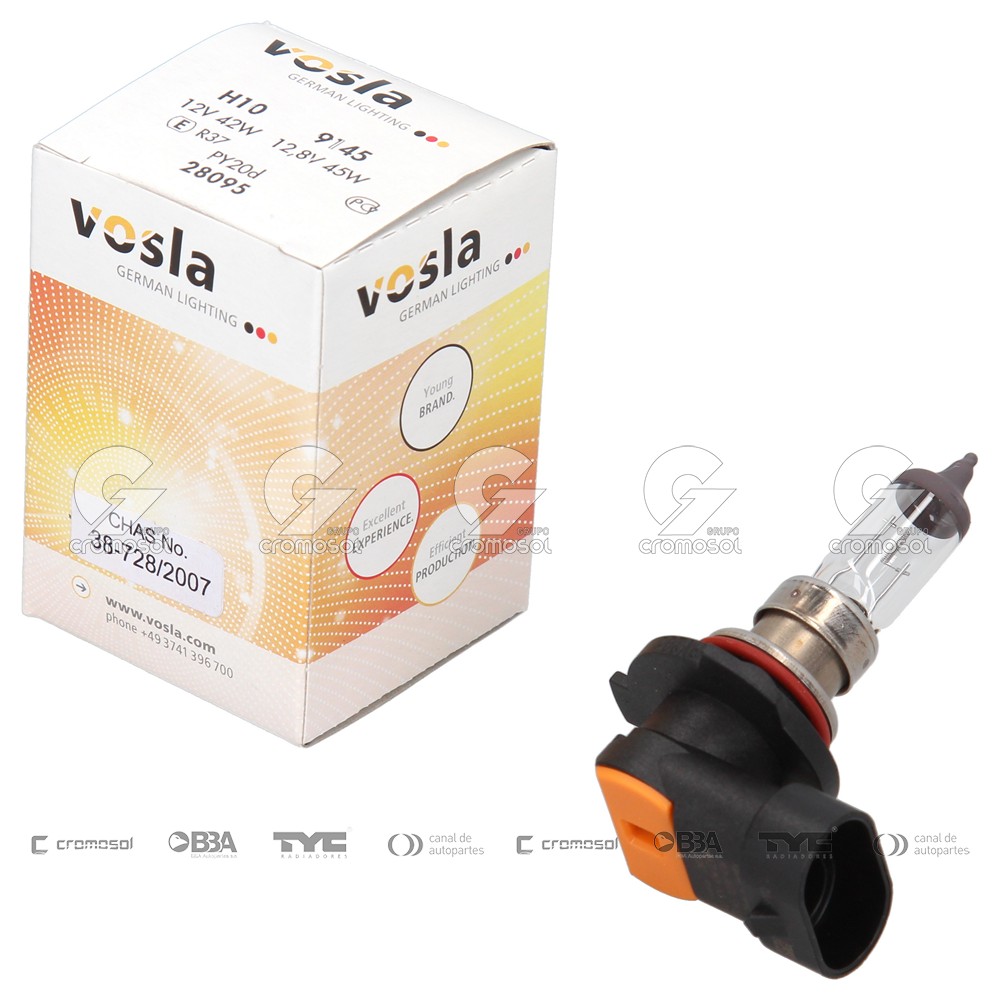 Lampara halogena para Universal Universal Livianos 50/20 H10/9145 12v 42w (py20d)