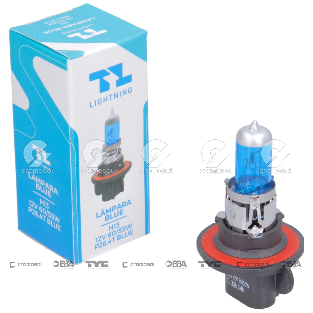 Lampara halogena para Universal Universal Livianos 50/20 H13/9008 12v 60/55w (p26,4t) blue