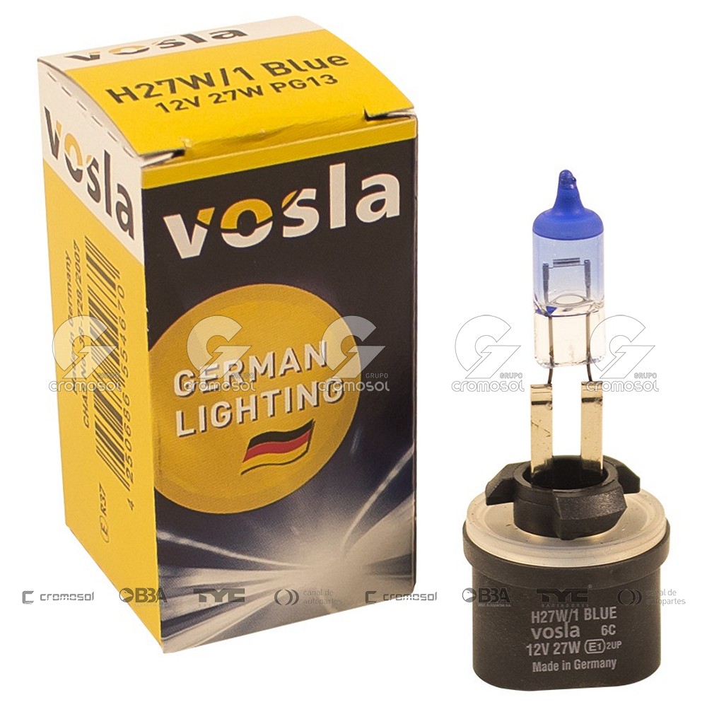 Lampara halogena para Universal Universal Livianos 50/20 H27w/1 (12059) 12v 27w (pg13) - blue