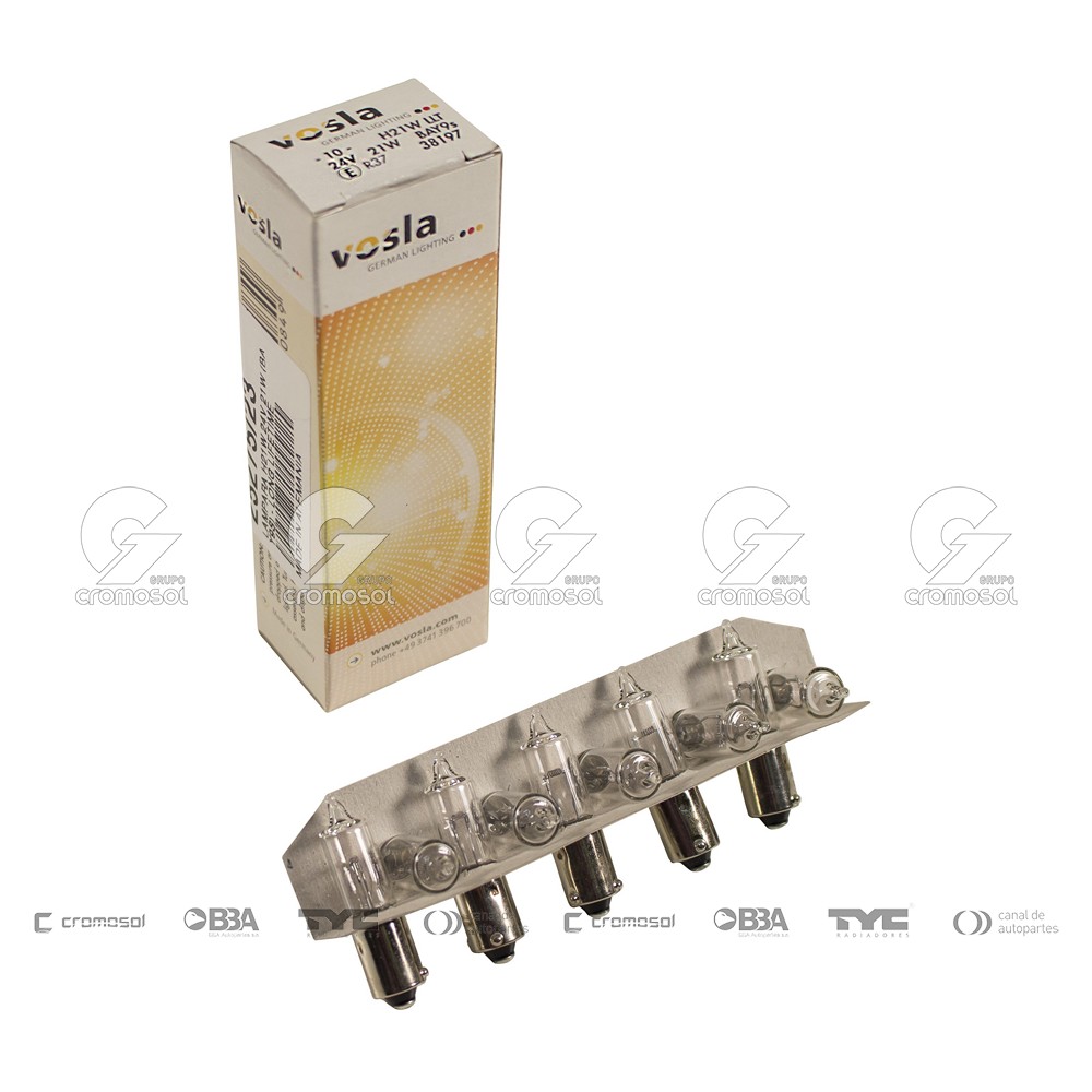 Lampara incandescente para Universal Universal Pesados 50/20 H21w 24v 21w (bay9s) - long lifetime