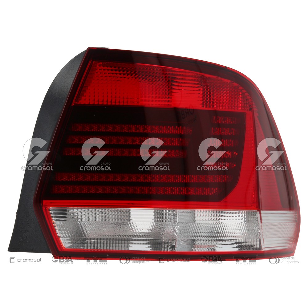 Faro trasero para Volkswagen Polo G5 Sedán (Derecho)