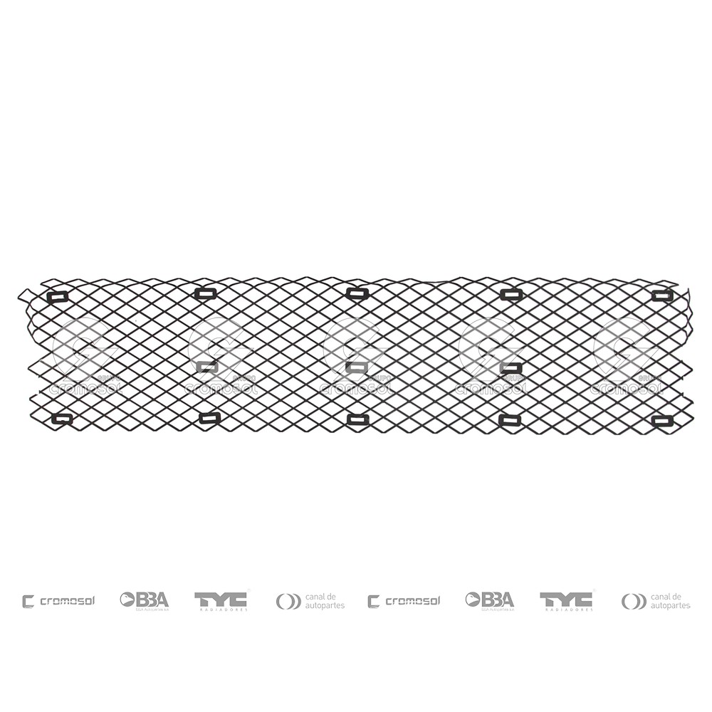 Rejilla/grilla central para Fiat Idea Adventure F1 07-10