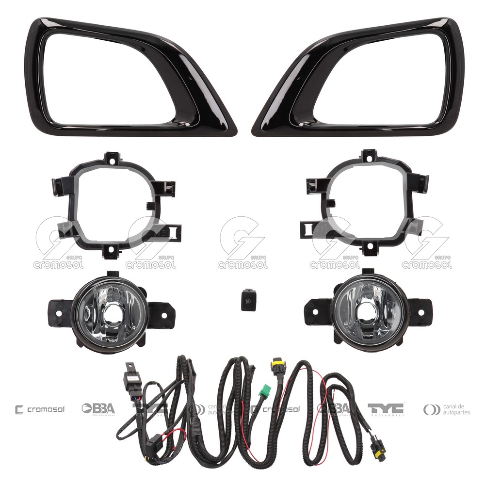 Faro auxiliar para Nissan P.UP Frontier (Np300) F2 15-22
