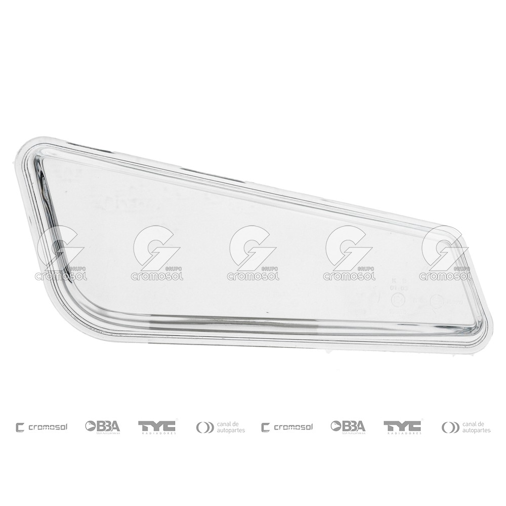 Vidrio de faro auxiliar para Volvo FM 07-16 (Derecho)