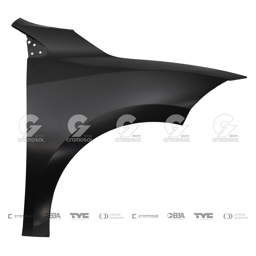 Guardabarro delantero para Renault Megane III F1 11-14 (Derecho)