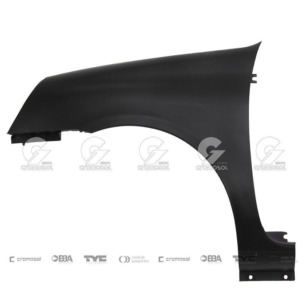 Guardabarro delantero para Renault Clio Mio 12-16 (Izquierdo)