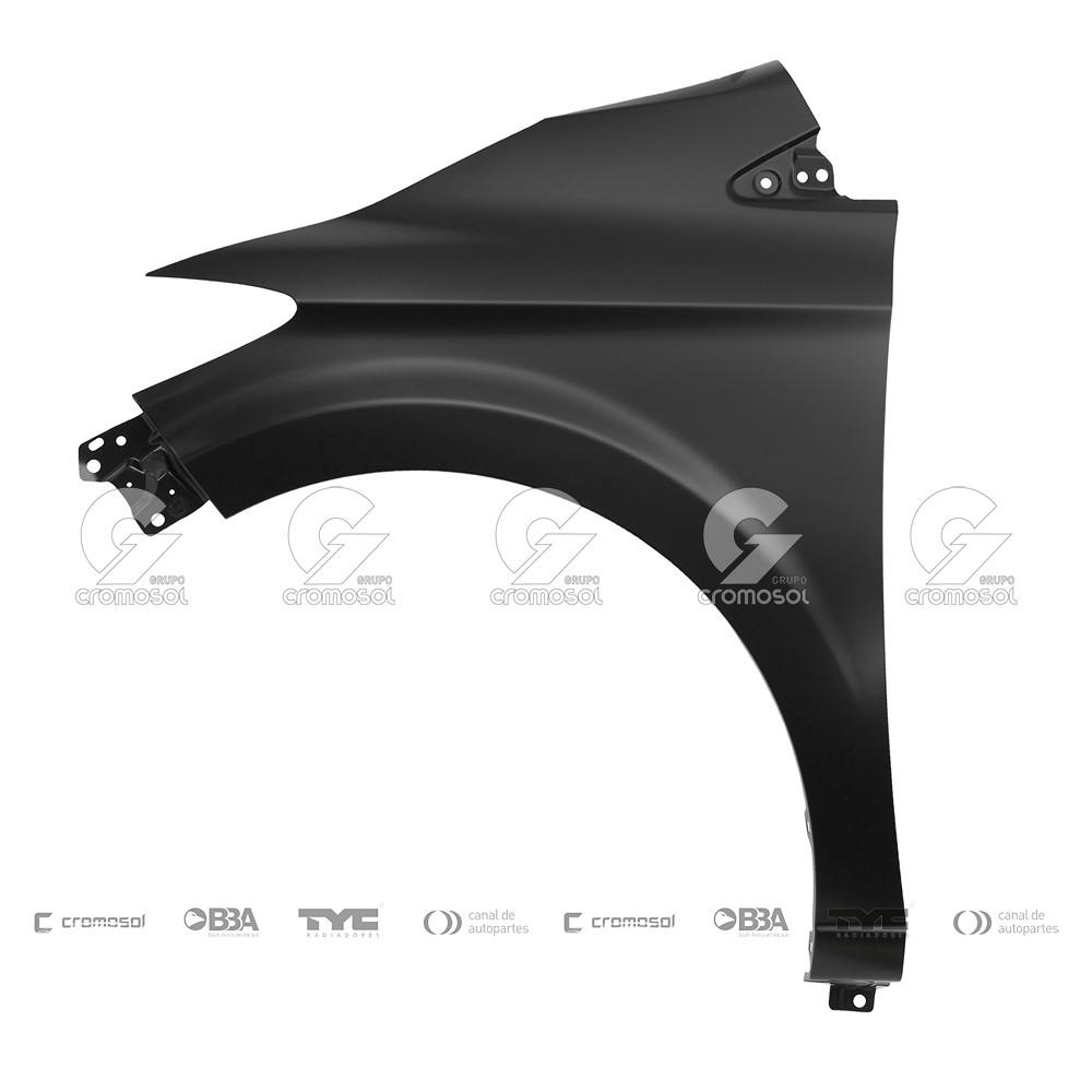 Guardabarro delantero para Chevrolet Onix Activ 16-19 (Izquierdo)