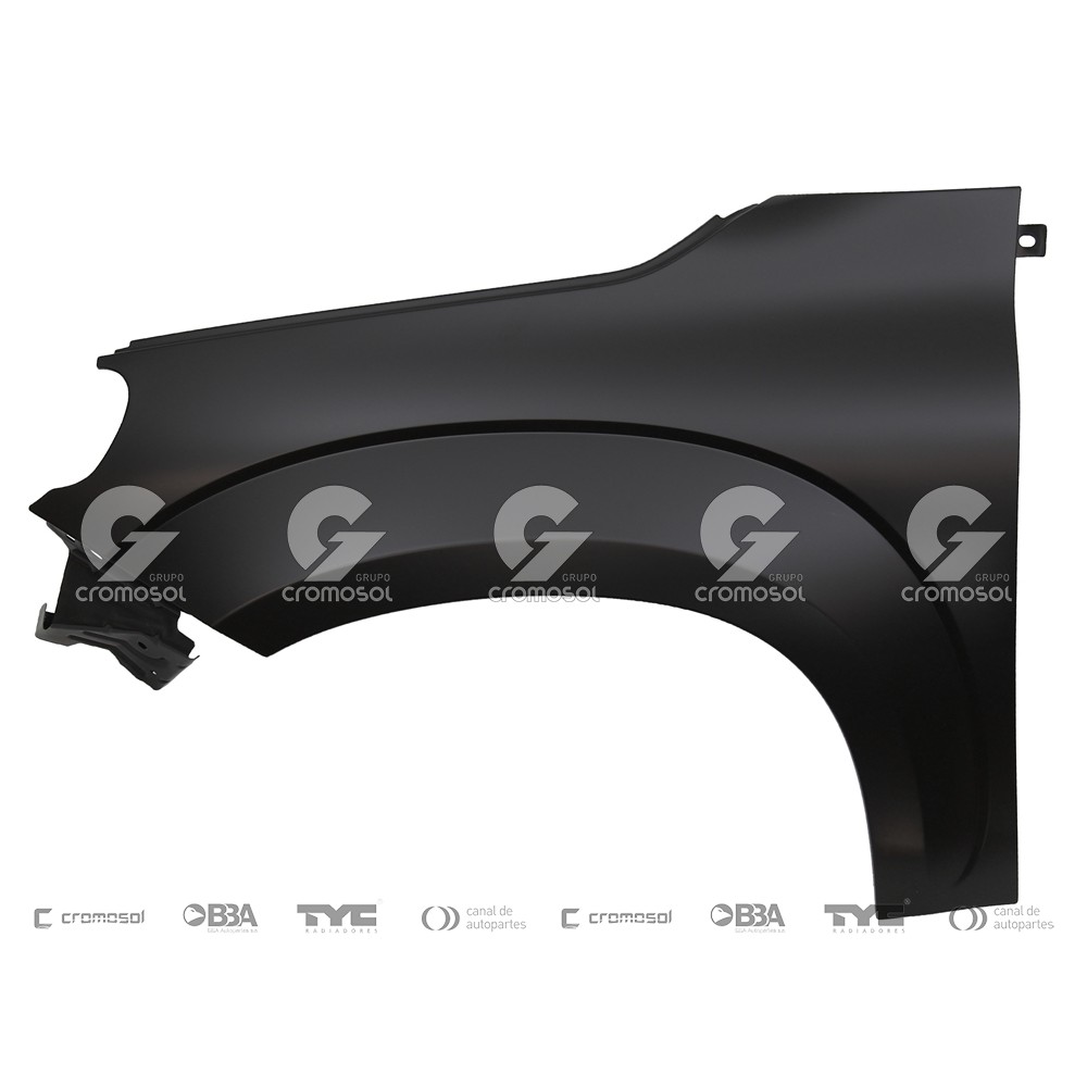Guardabarro delantero para Fiat Fiorino (XMF) 14-22 (Izquierdo)