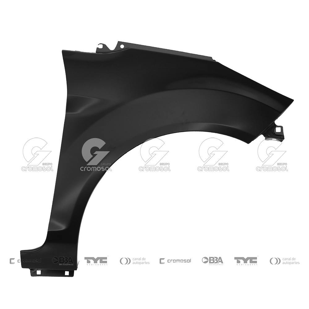 Guardabarro delantero para Ford Fiesta MK7-I (KD) 11-13 (Derecho)