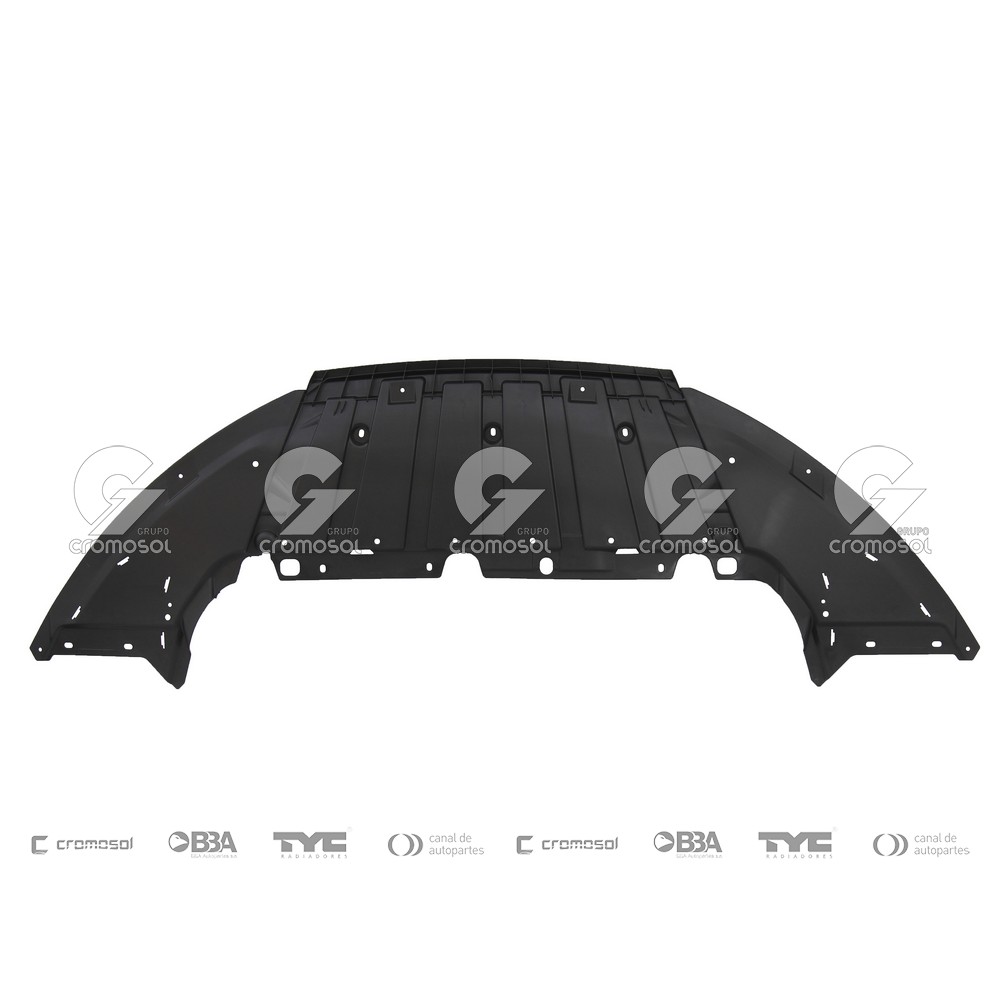 Deflector de paragolpe inferior para Ford Focus MK3-II (KD) 15-18