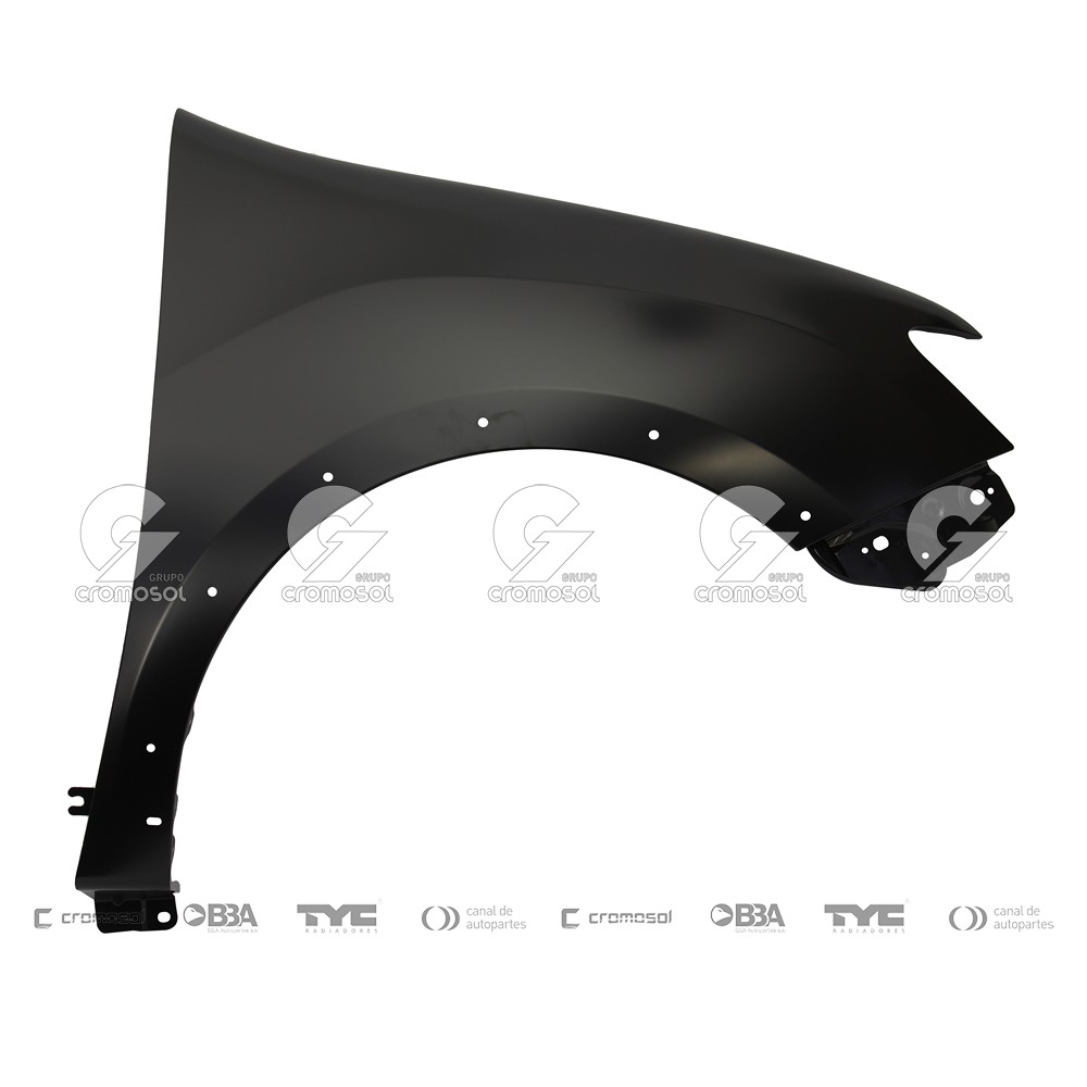 Guardabarro delantero para Renault Sandero F3-I Stepway 14-18 (Derecho)
