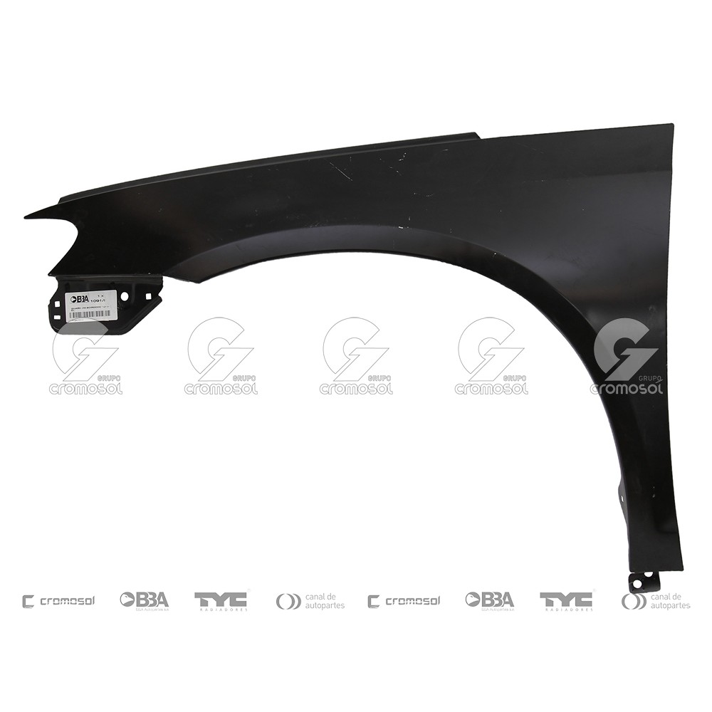 Guardabarro delantero para Volkswagen Scirocco 12-15 (Izquierdo)