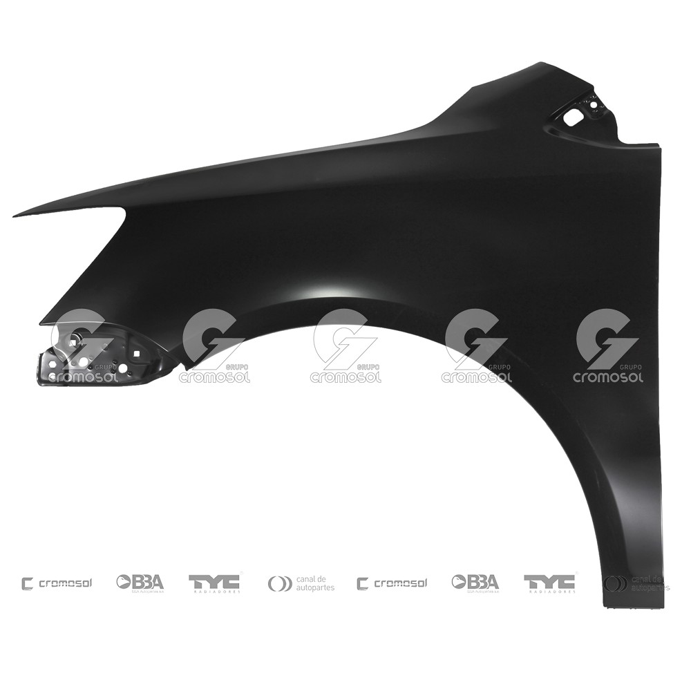 Guardabarro delantero para Volkswagen Fox G3 15-19 (Izquierdo)