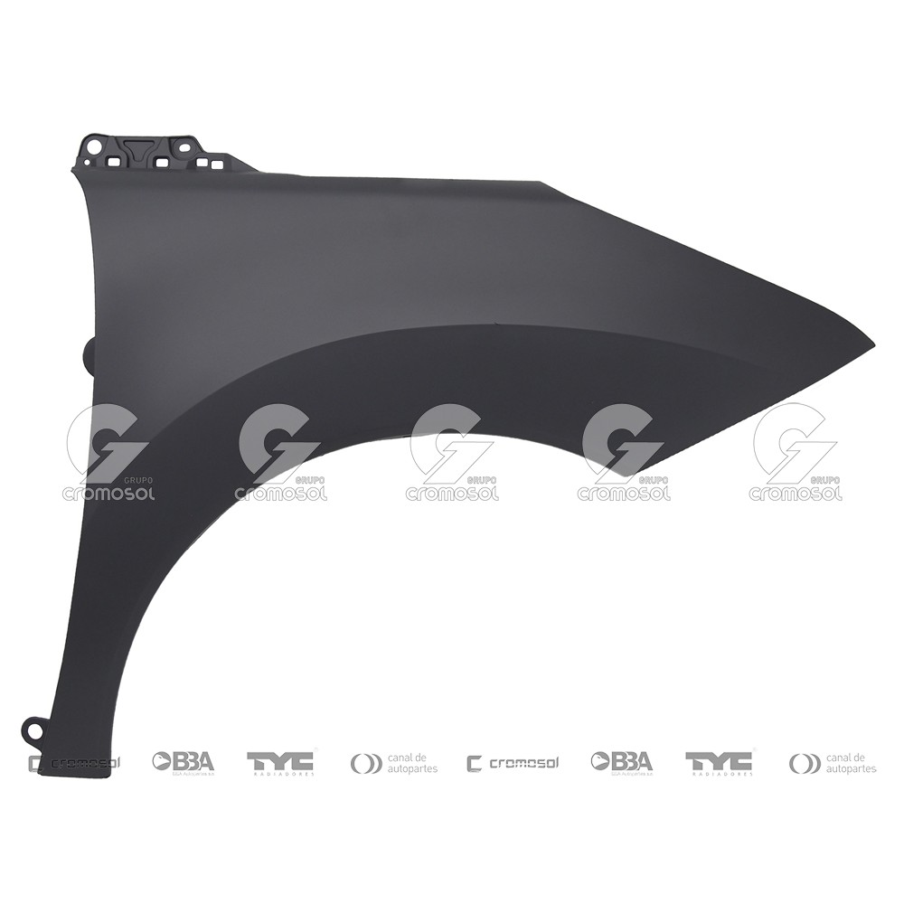 Guardabarro delantero para Peugeot 3008 10-17 (Derecho)