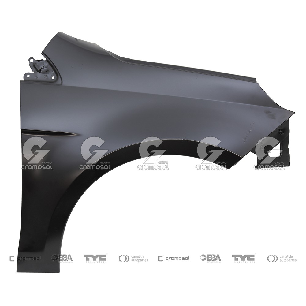 Guardabarro delantero para Fiat Grand Siena 12-18 (Derecho)