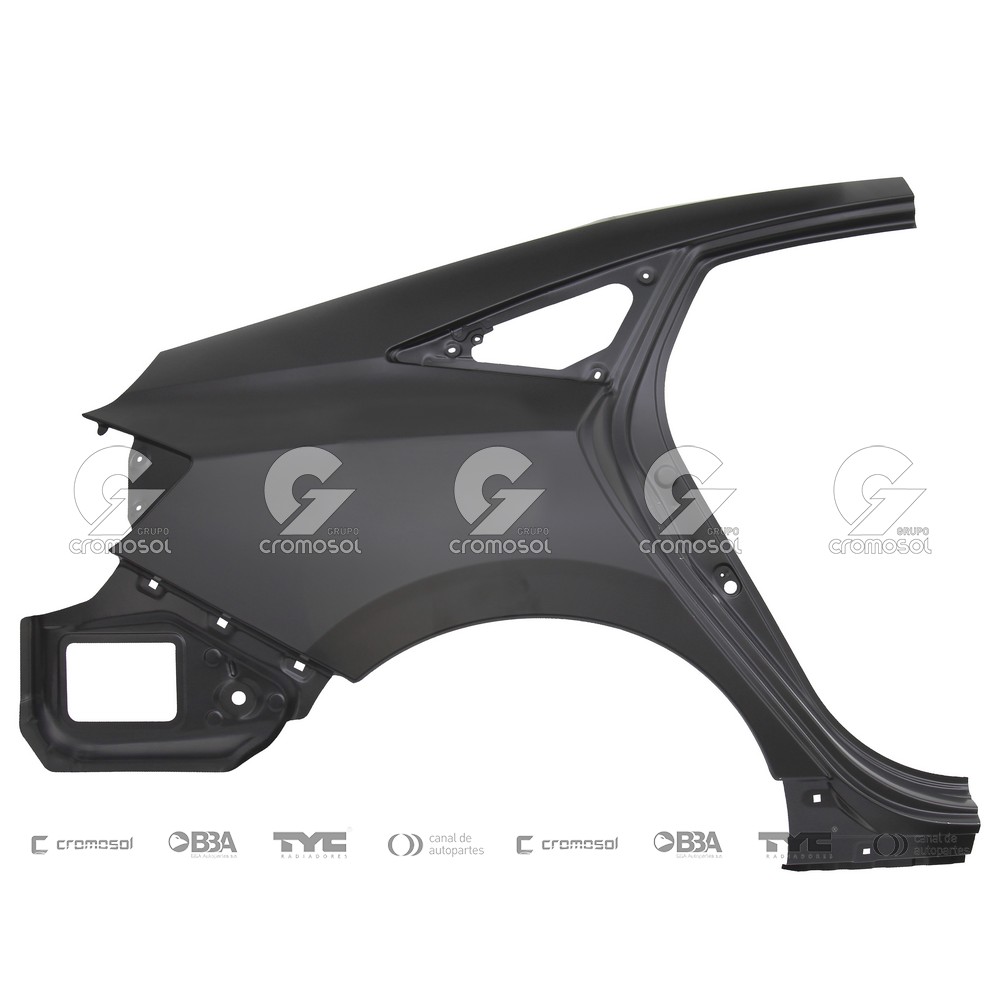 Rejilla/grilla lateral para Honda Civic 16-19 (Derecho)