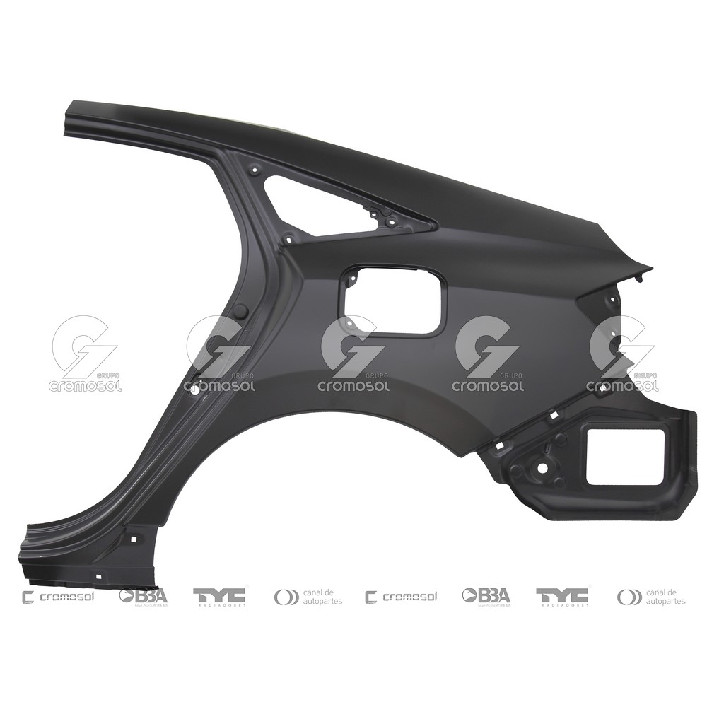 Rejilla/grilla lateral para Honda Civic 16-19 (Izquierdo)