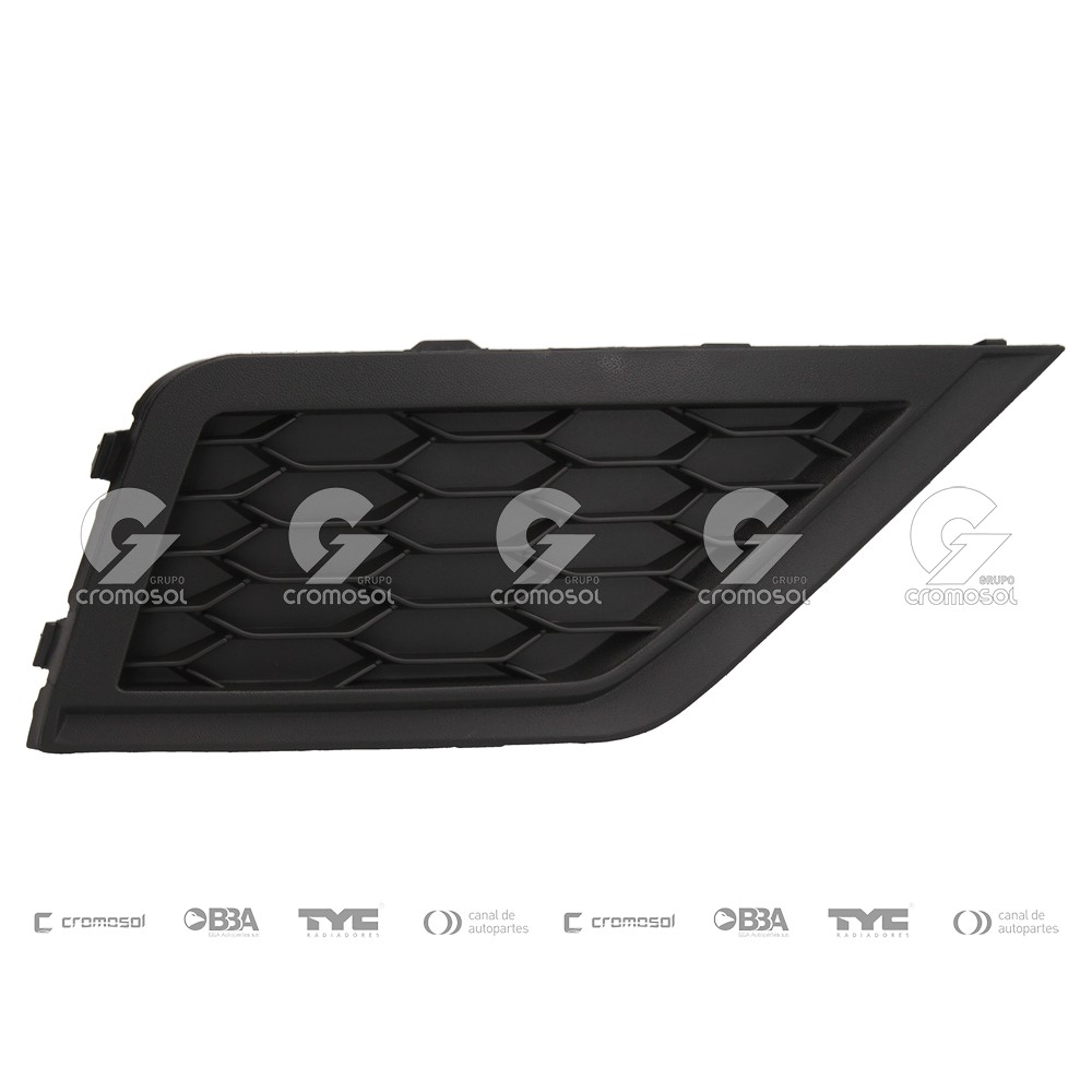 Rejilla/grilla lateral para Volkswagen Gol G8 Trend 19-23 (Derecho)