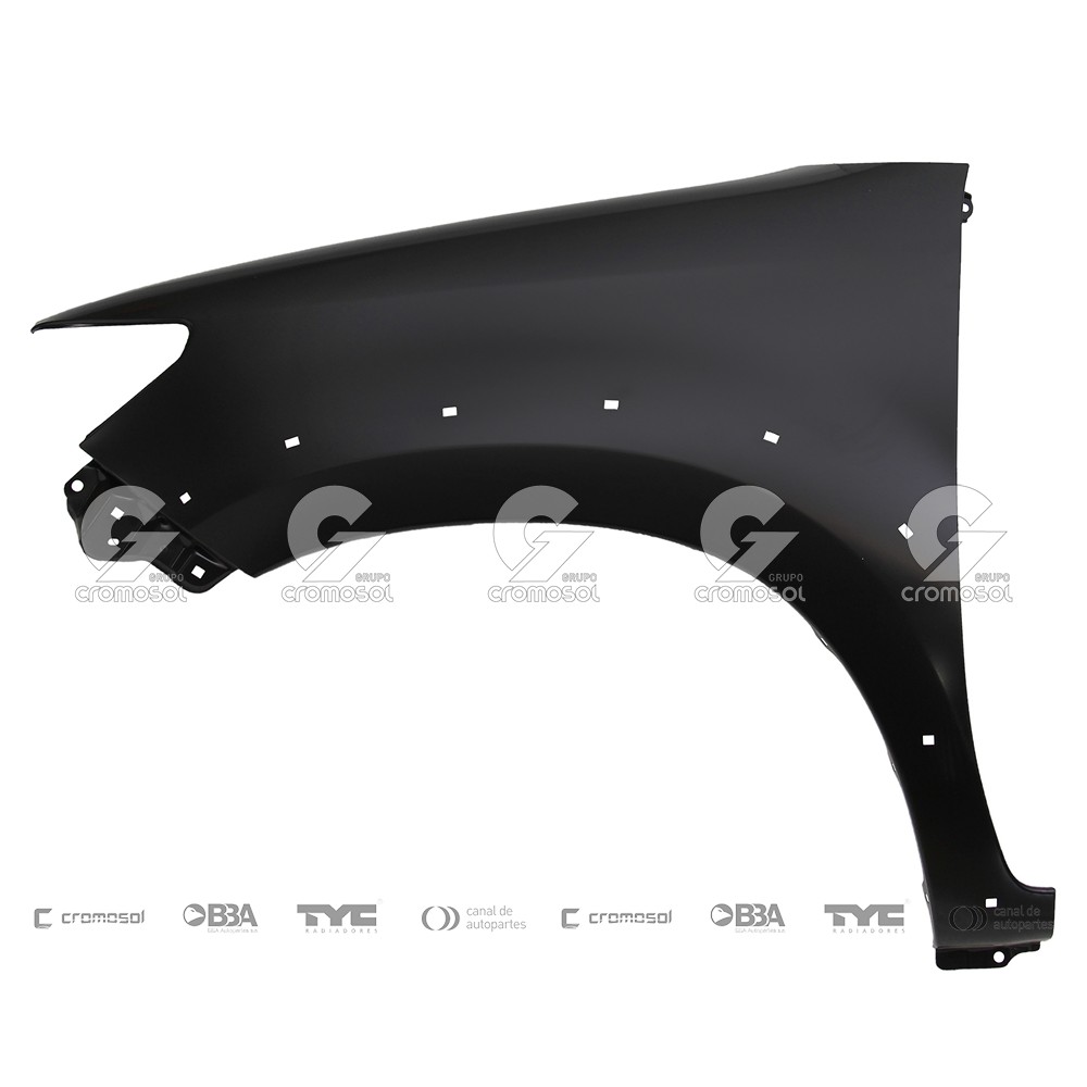 Guardabarro delantero para Toyota Hilux 12-15 (Izquierdo)