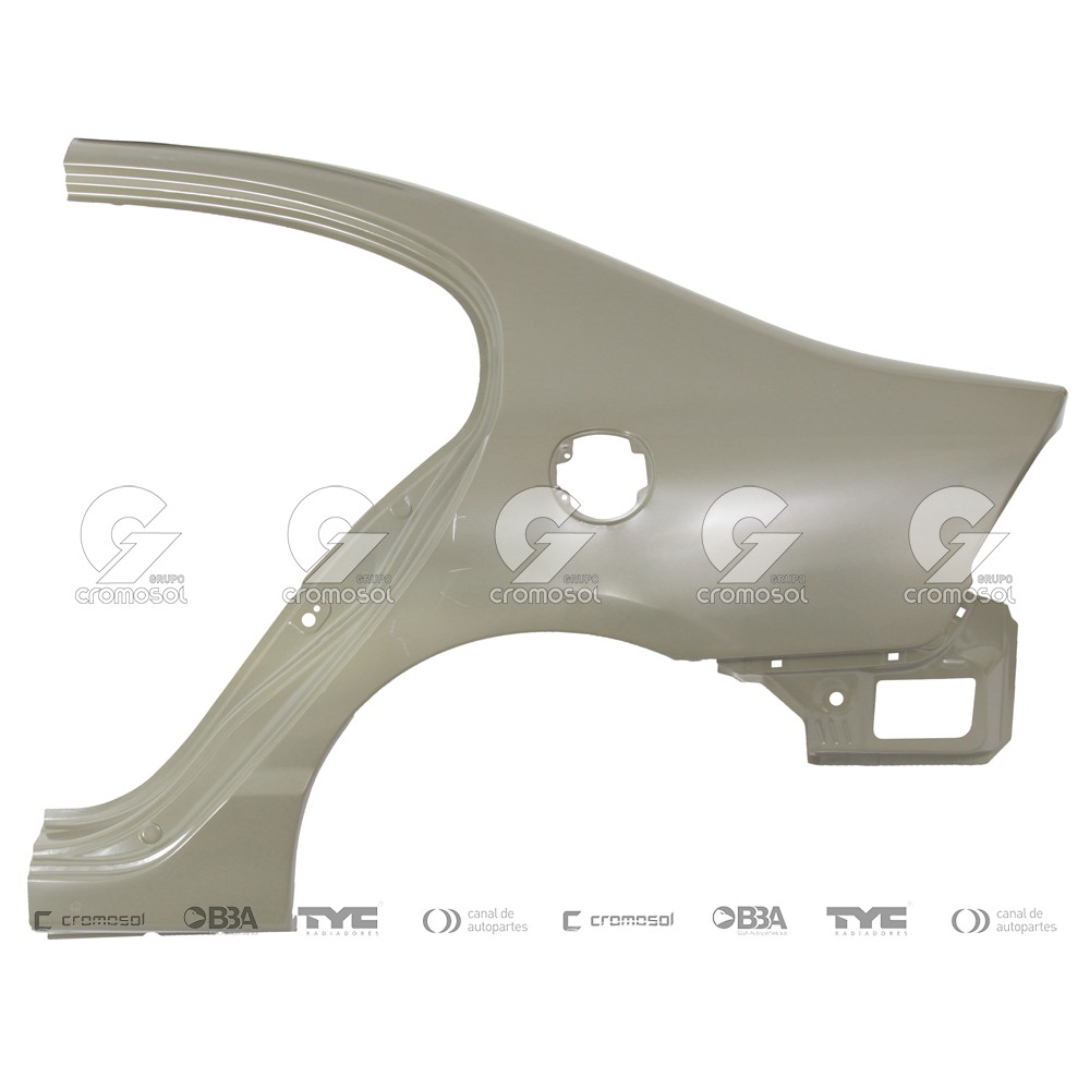 Guardabarro trasero para Honda Civic 06-09 (Izquierdo)