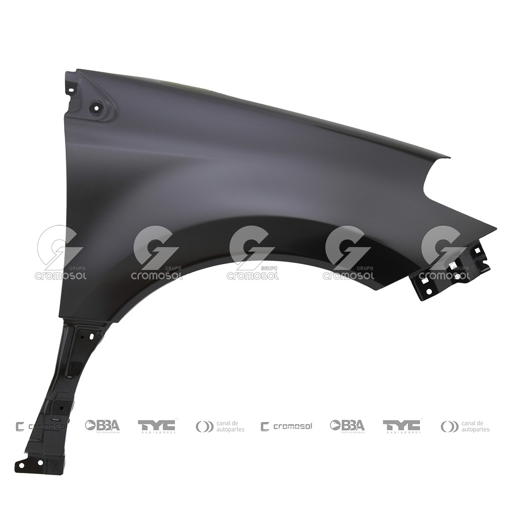 Guardabarro delantero para Renault Koleos F2 (Derecho)