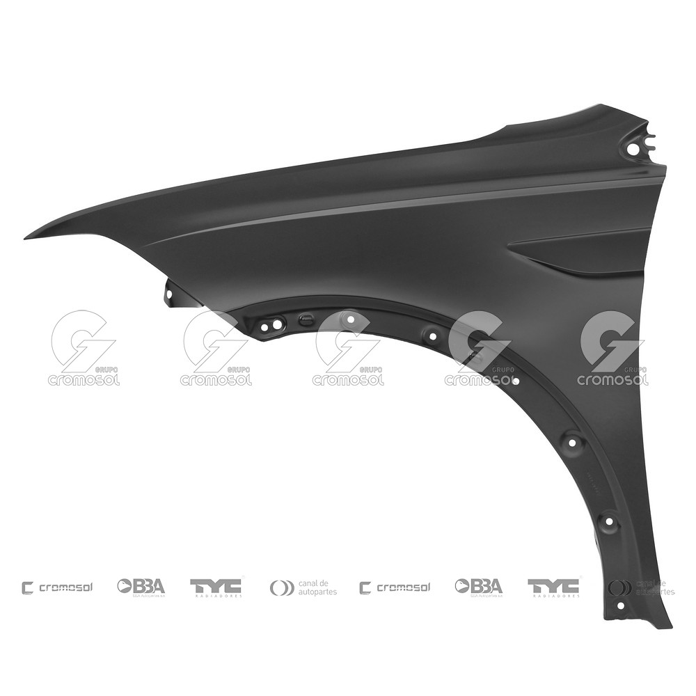 Guardabarro delantero para Volkswagen Nivus 21-23 (Izquierdo)