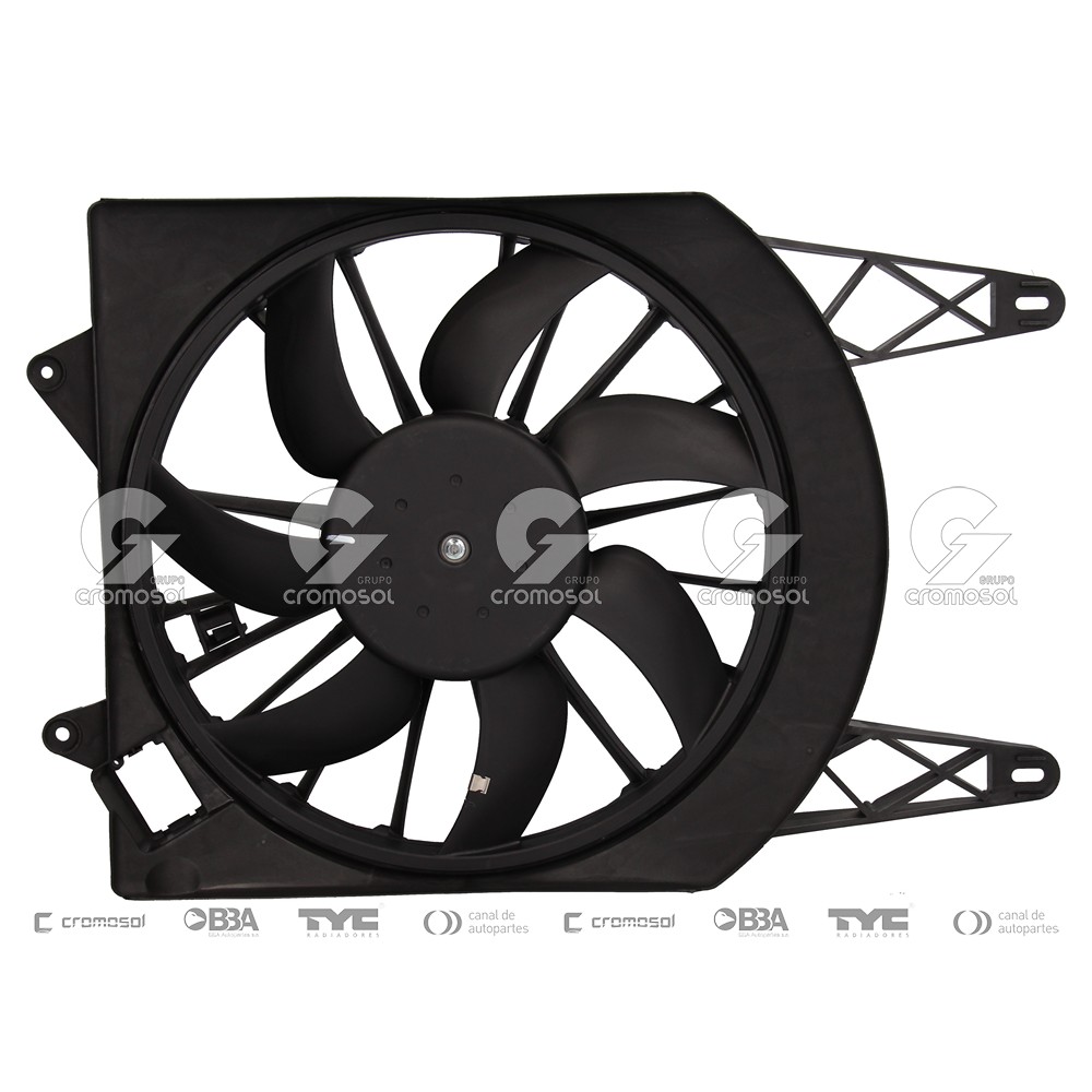 Electroventilador para Fiat Fiorino (XMF) 14-22
