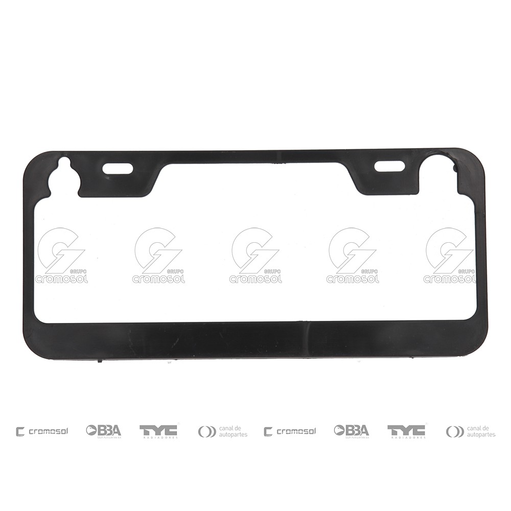Portapatente para Universal Universal Livianos 50/20 Marco color negro