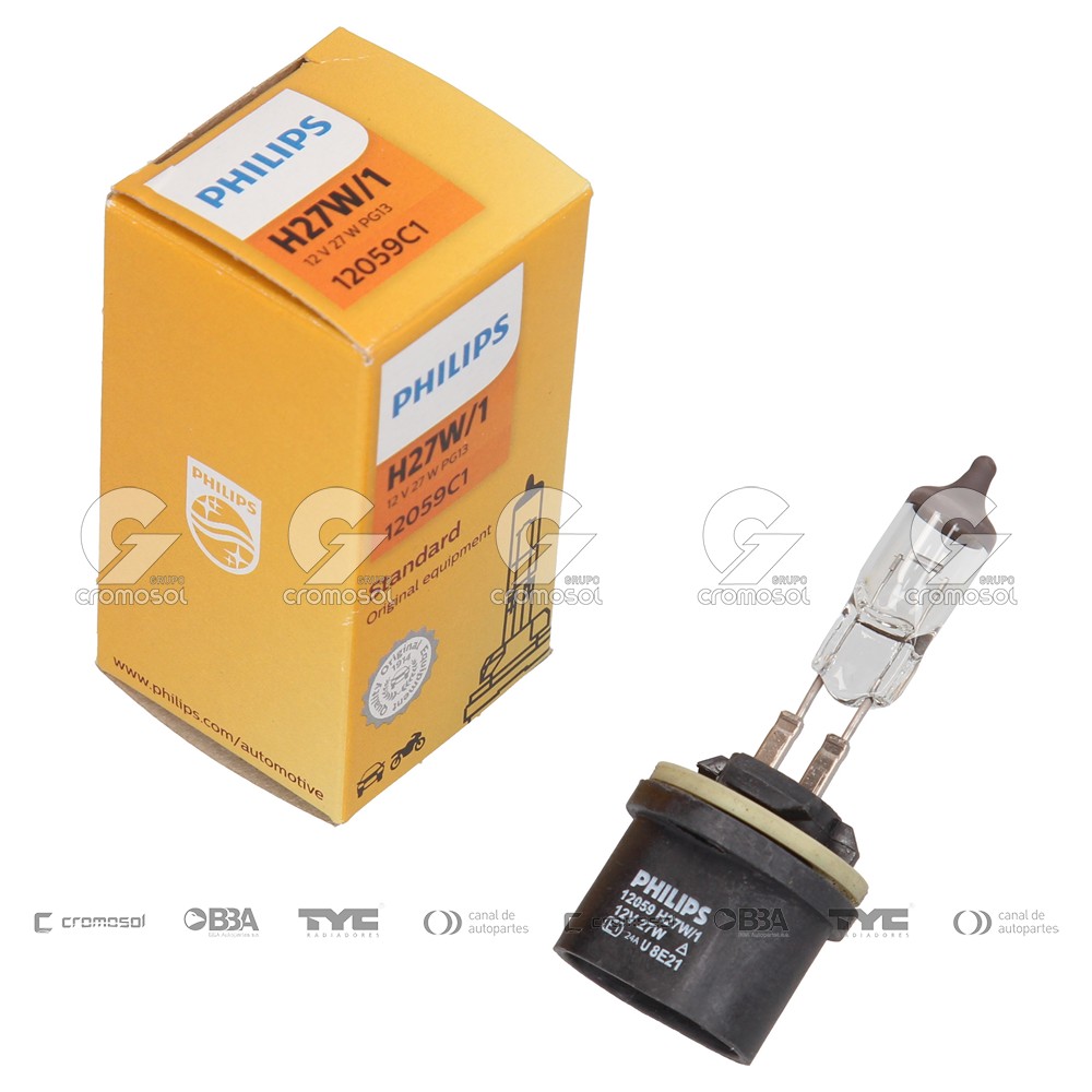 Lampara halogena para Universal Universal Livianos 50/20 H27w/2 (12060) 12v 27w pgj13