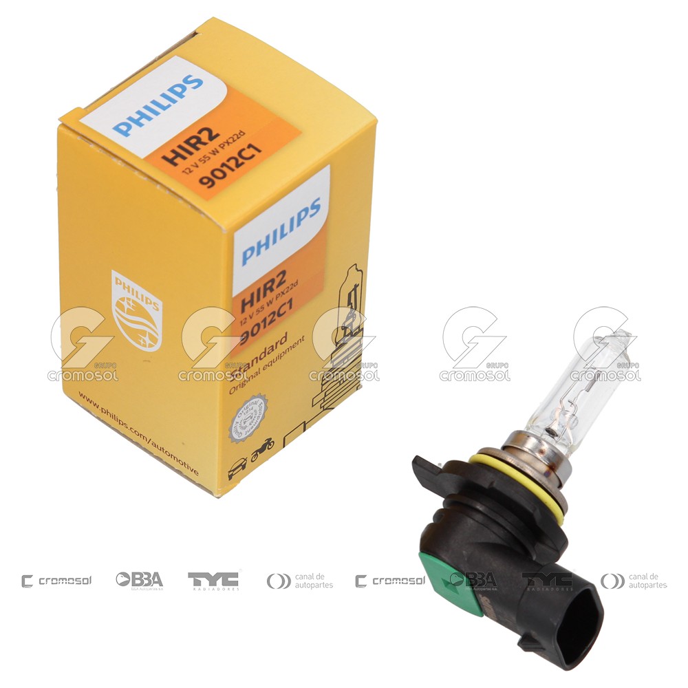 Lampara halogena para Universal Universal Livianos 50/20 Hir2 (9012) 12v 55w px22d