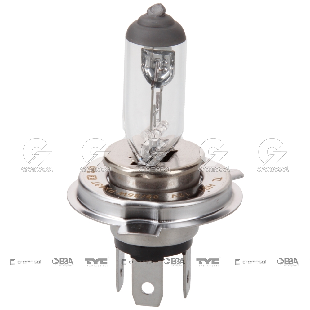 Lampara halogena para Universal Universal Livianos 50/20 (moto) h4fit (12458) 12v 35/35w p43t-38 extra duty cristal vision