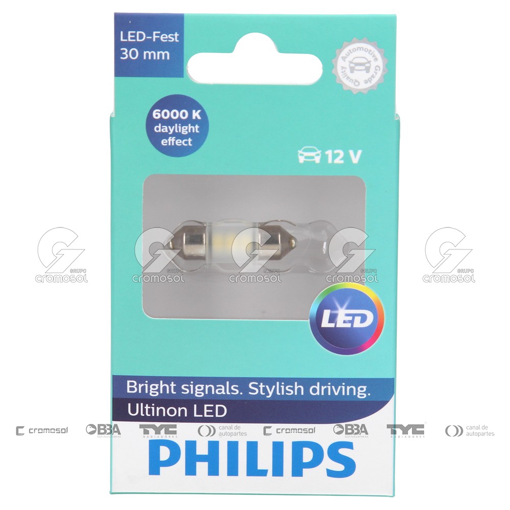 Lampara led para Universal Universal Livianos 50/20 Festoon 43mm led (11864) 12v 0,6w sv8,5