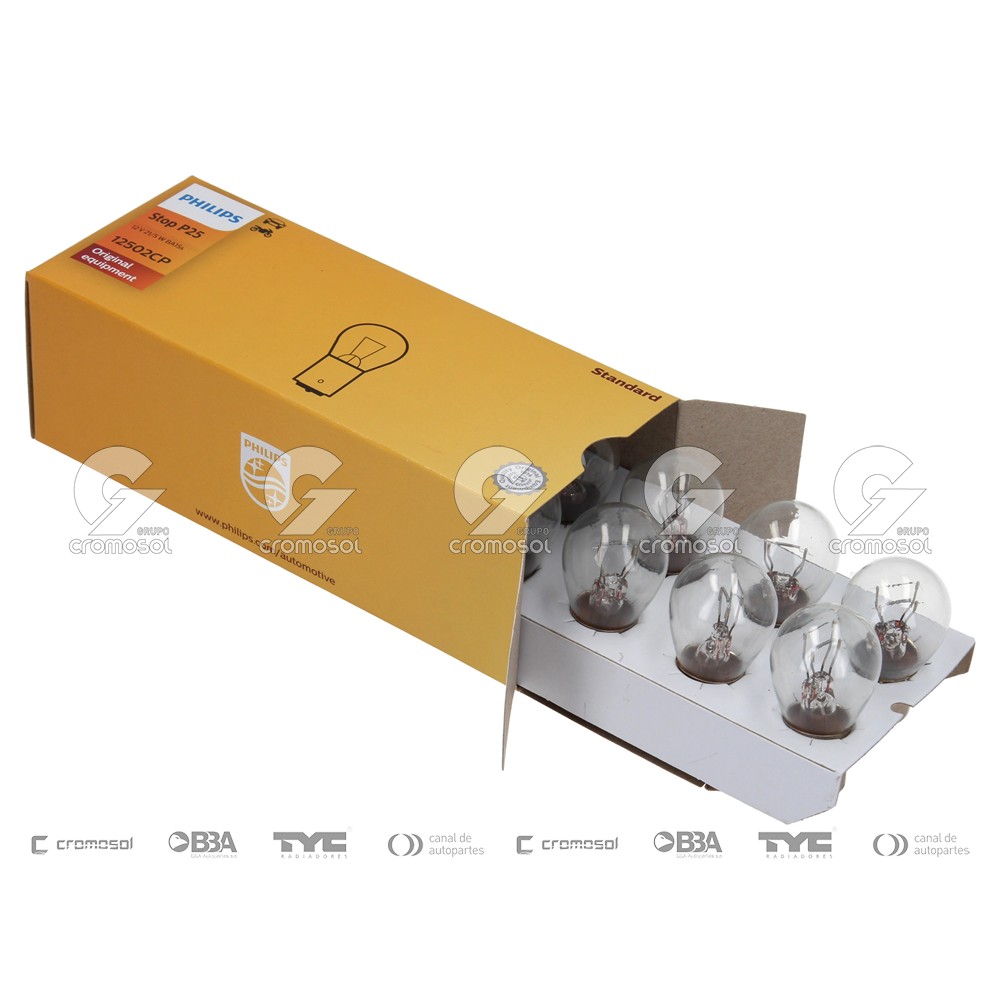 Lampara incandescente para Universal Universal Livianos 50/20 P25w (12502) 12v 21/5w ba15d