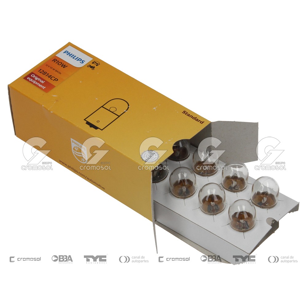 Lampara incandescente para Universal Universal Pesados 50/20 R10w (13814) 24v 10w ba15s master duty