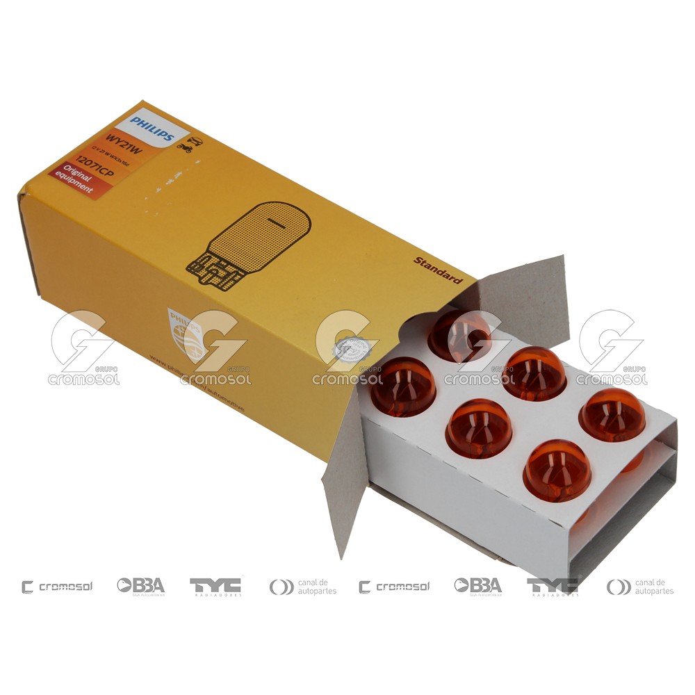 Lampara incandescente para Universal Universal Livianos 50/20 Wy21w (12071) 12v 21w wx3x16d