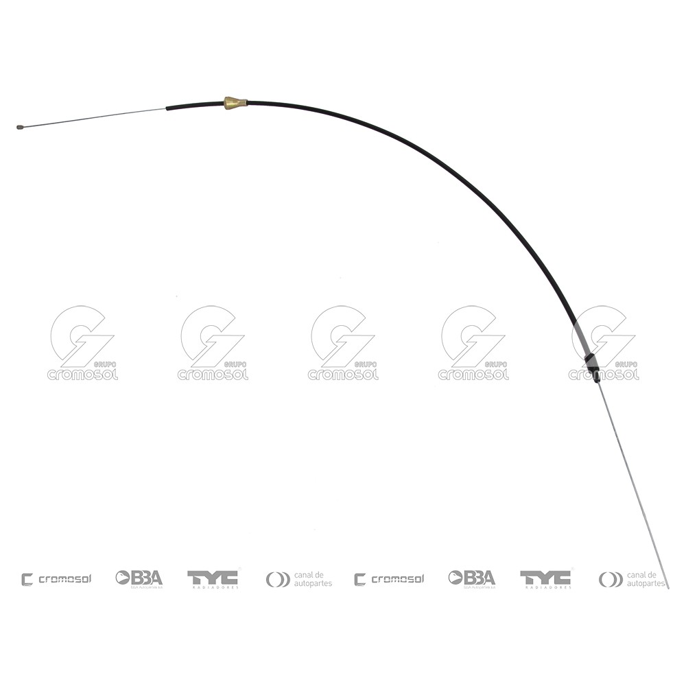 Comando de capot para Fiat 147 83-87