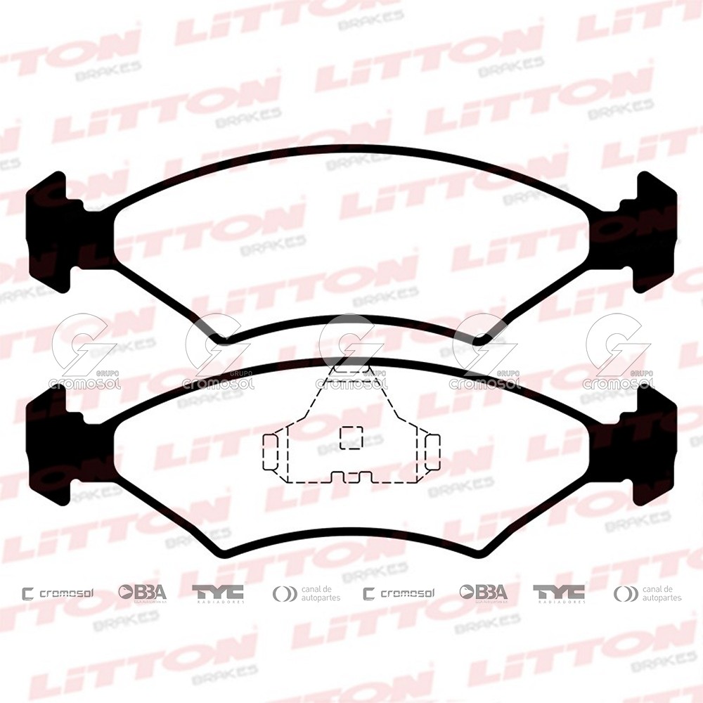 Pastilla de freno para Ford Escort MK4 89-95