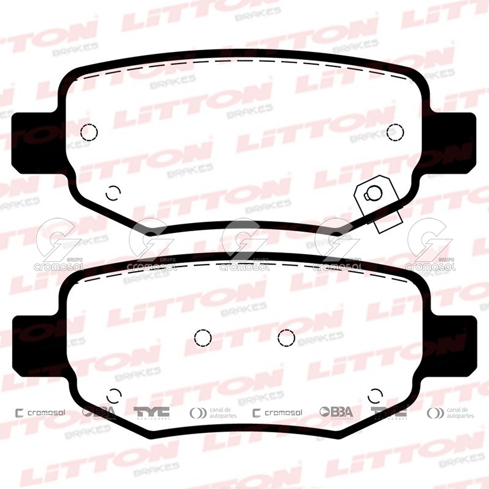 Pastilla de freno para Chery Tiggo 3 16-17