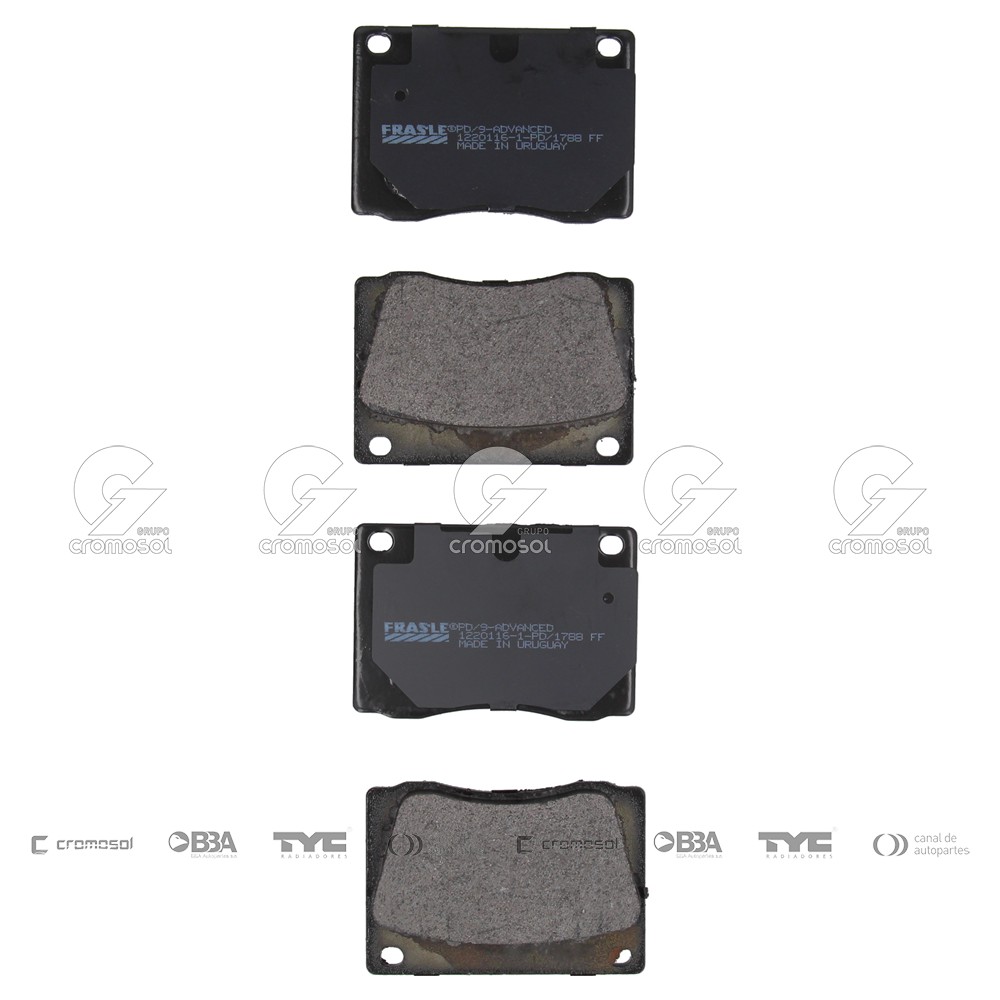 Pastilla de freno para Chevrolet Chevy