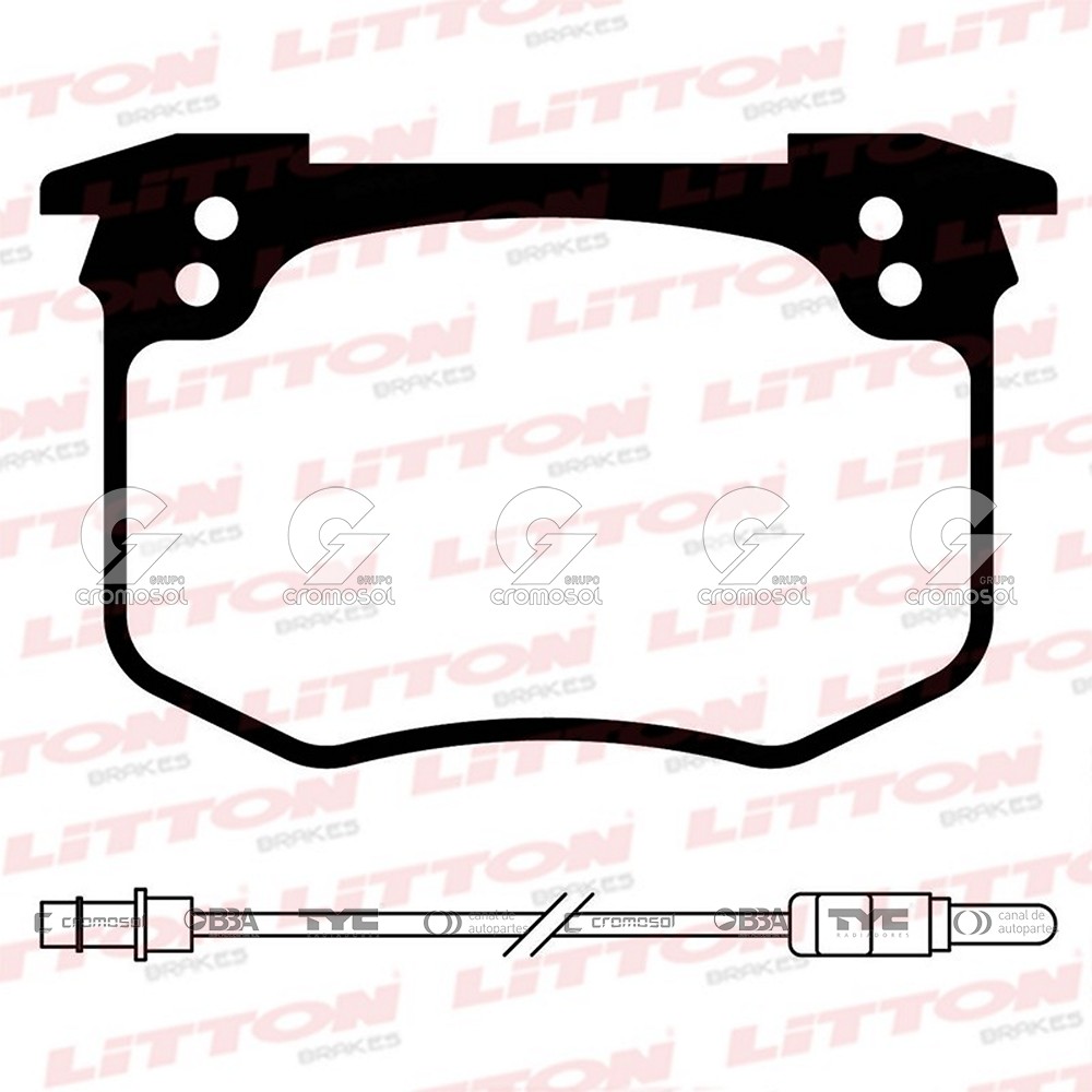 Pastilla de freno para Peugeot 504 83-86