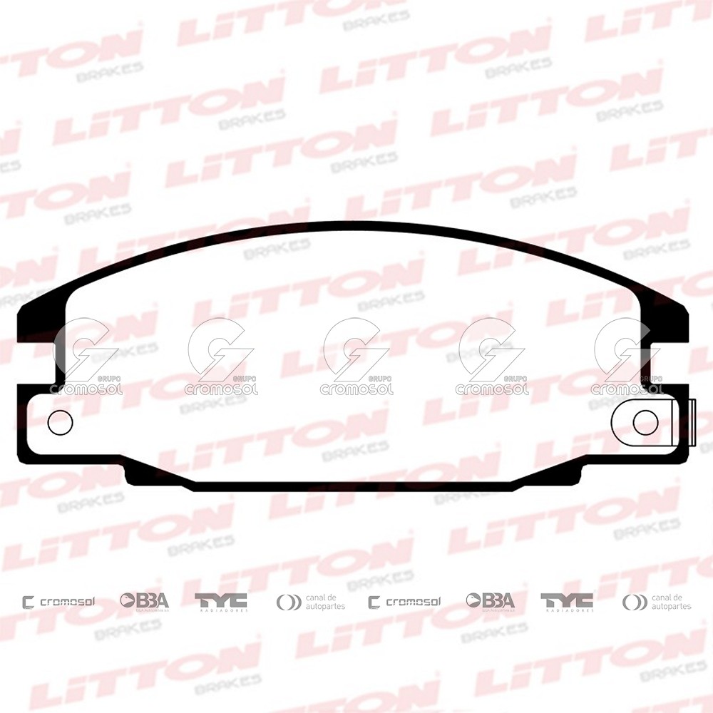 Pastilla de freno para Chevrolet P.UP LUV F1 92-96