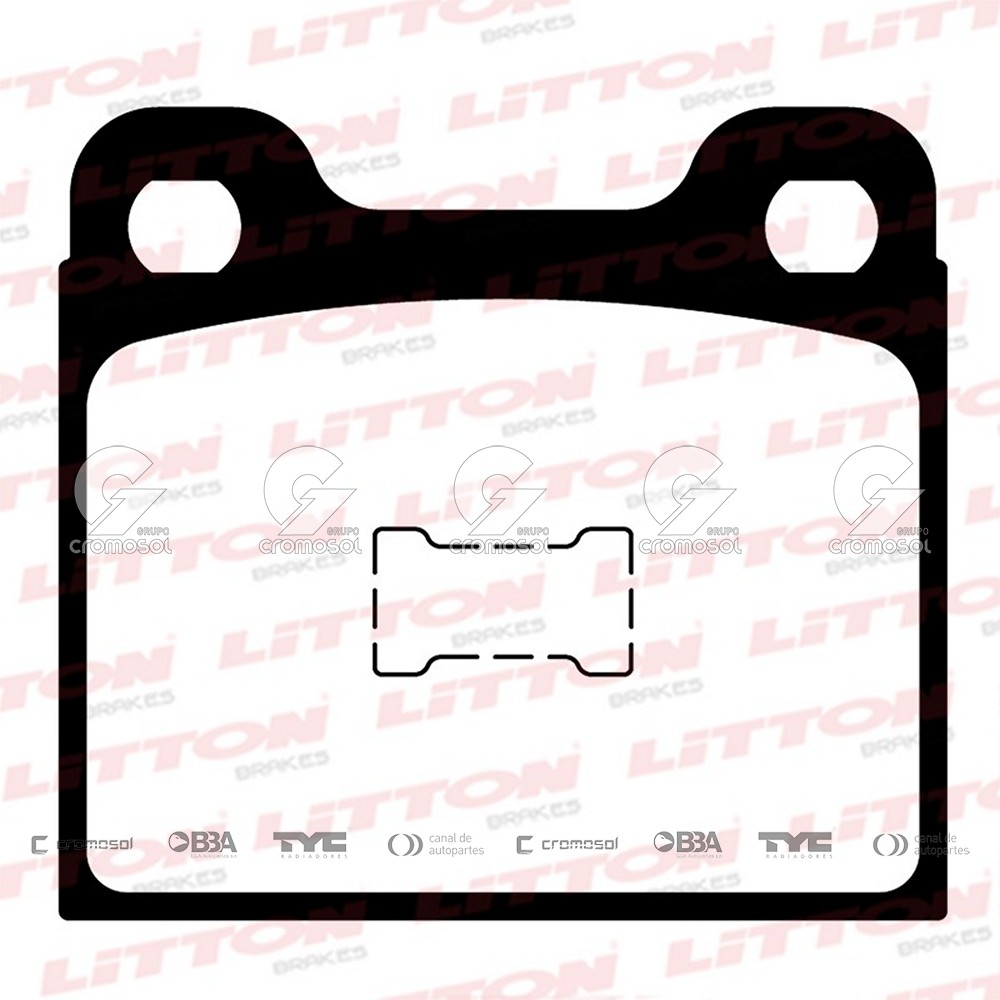 Pastilla de freno para Volkswagen Gol G1 91-95