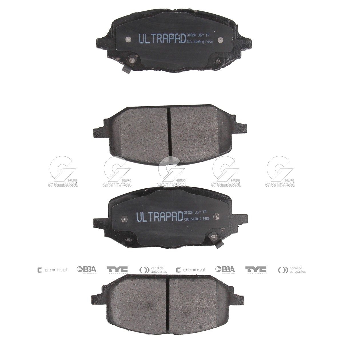 Pastilla de freno para Chevrolet Onix F3