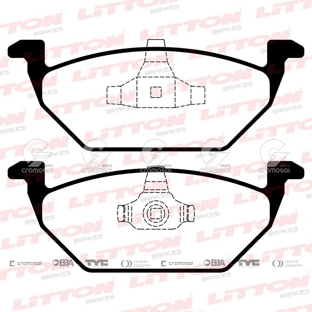 Pastilla de freno para Audi A1 11-15