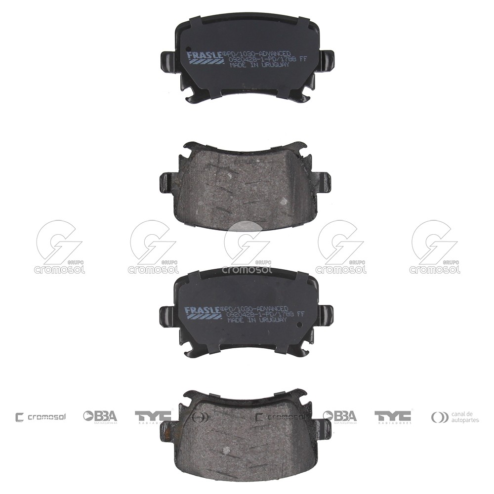 Pastilla de freno para Audi A3 09-12